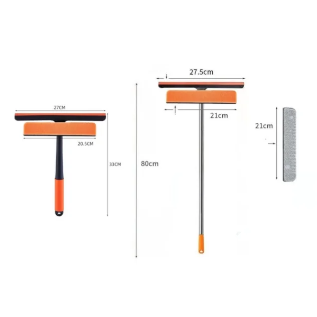 Window Cleaning Brush Glass Scrub Scraping Three-in-One Multi-Function Screen Wiper Tool window mesh cleaner