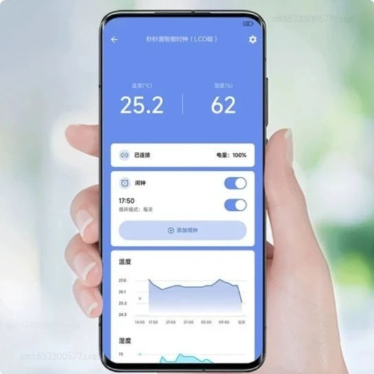 Miaomiaoce будильник термометр домашний настольный гигрометр мини-ЖК-инструменты умные часы