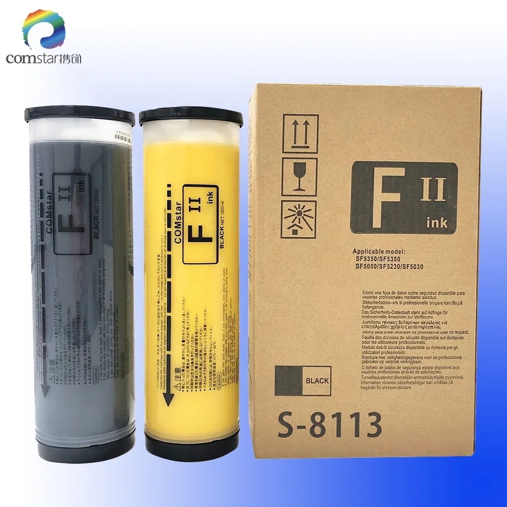 Совместимость с Comstar Risos FII Ink SF F2 для ризографа SF9350EII MF ME 5130 5450 5030 9350 9450 S-8113 U UA E