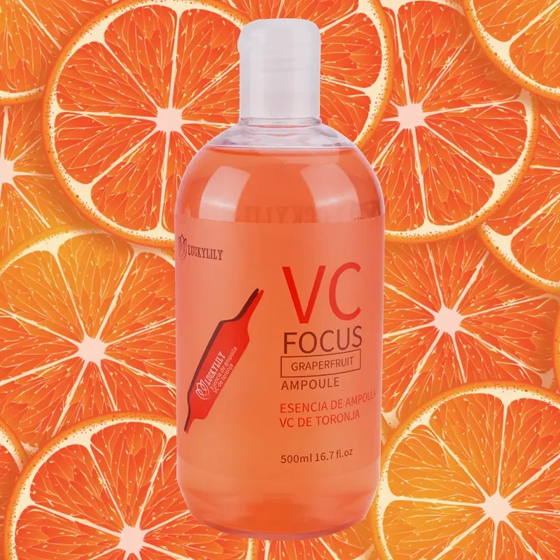 Private Label Nature Orange Essence Moisturizing Whitening Face Skin Care Toner Vitamin C Serum