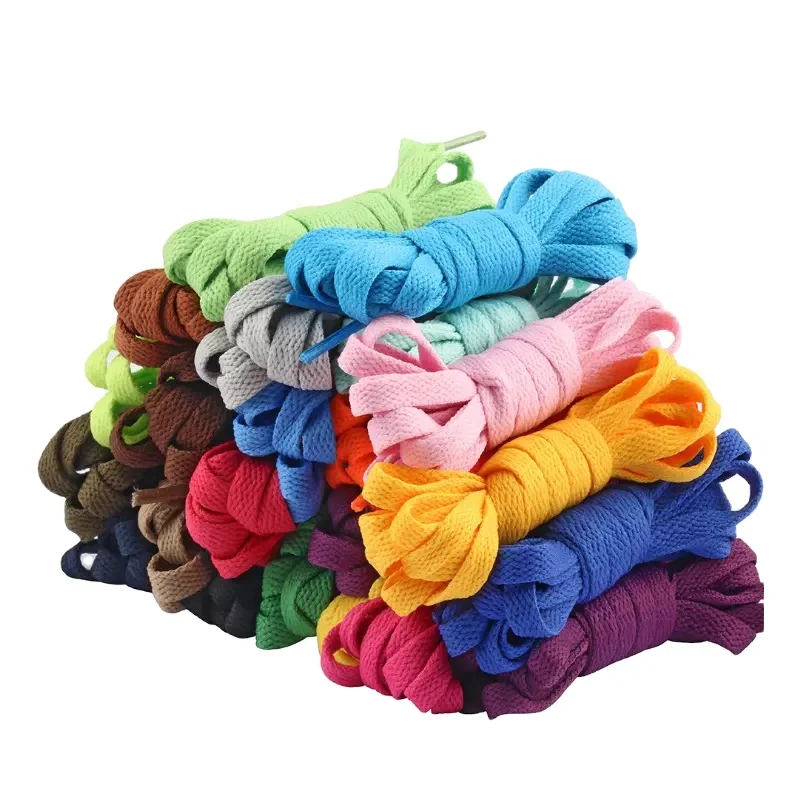 Pantone color 45 Inch  Colored Flat Athletic Shoe Laces Child Adult Sports Shoes Lazy Casual Shoe Lace