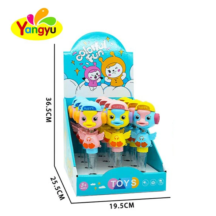 High quality Animal Pink Goose Bubble Wand Hot summer Bubble wand toys for kids fanatically fun wiggles