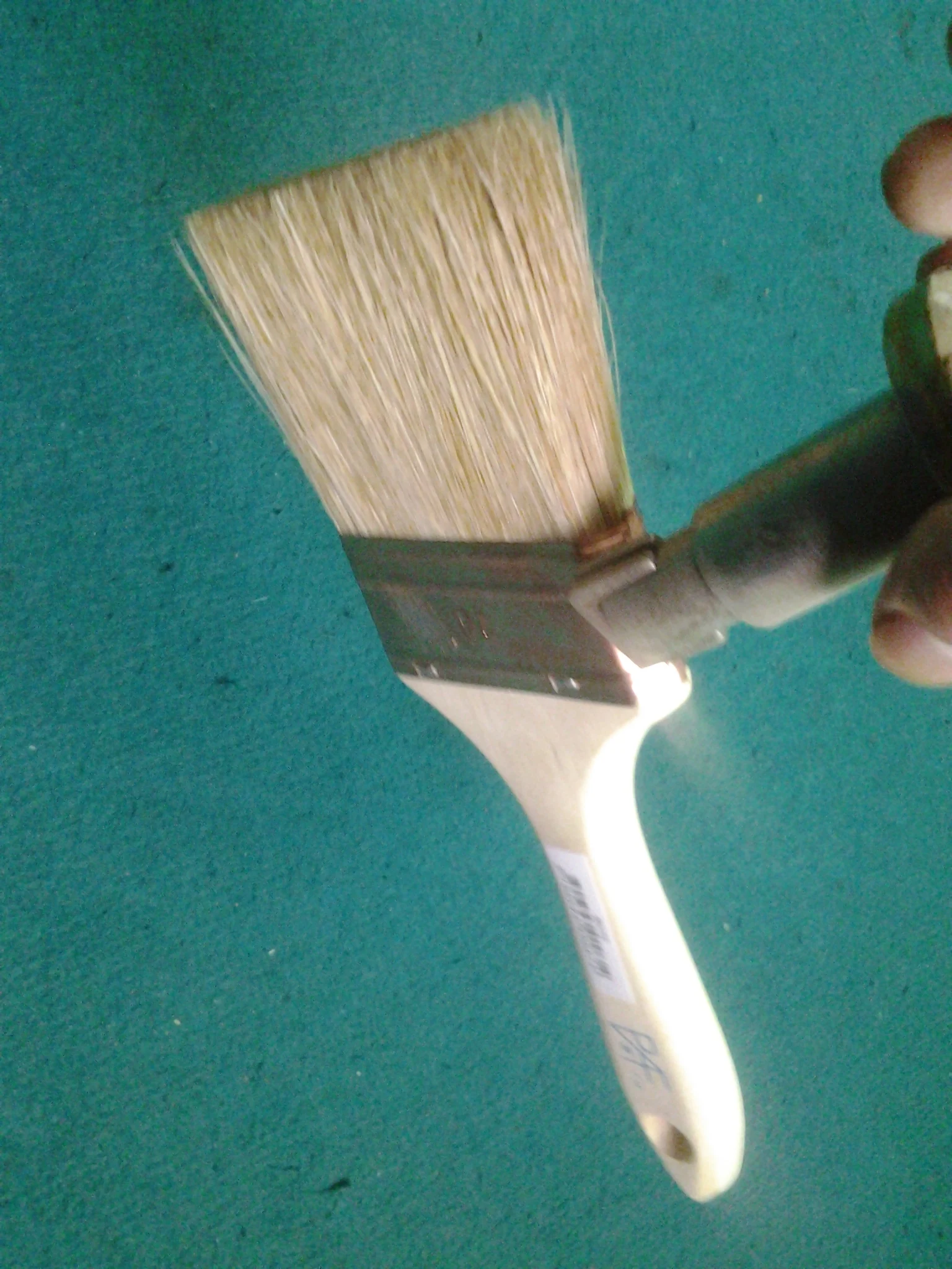 Copper Plated Ferrule Vanished Painting Brush Wood Handle