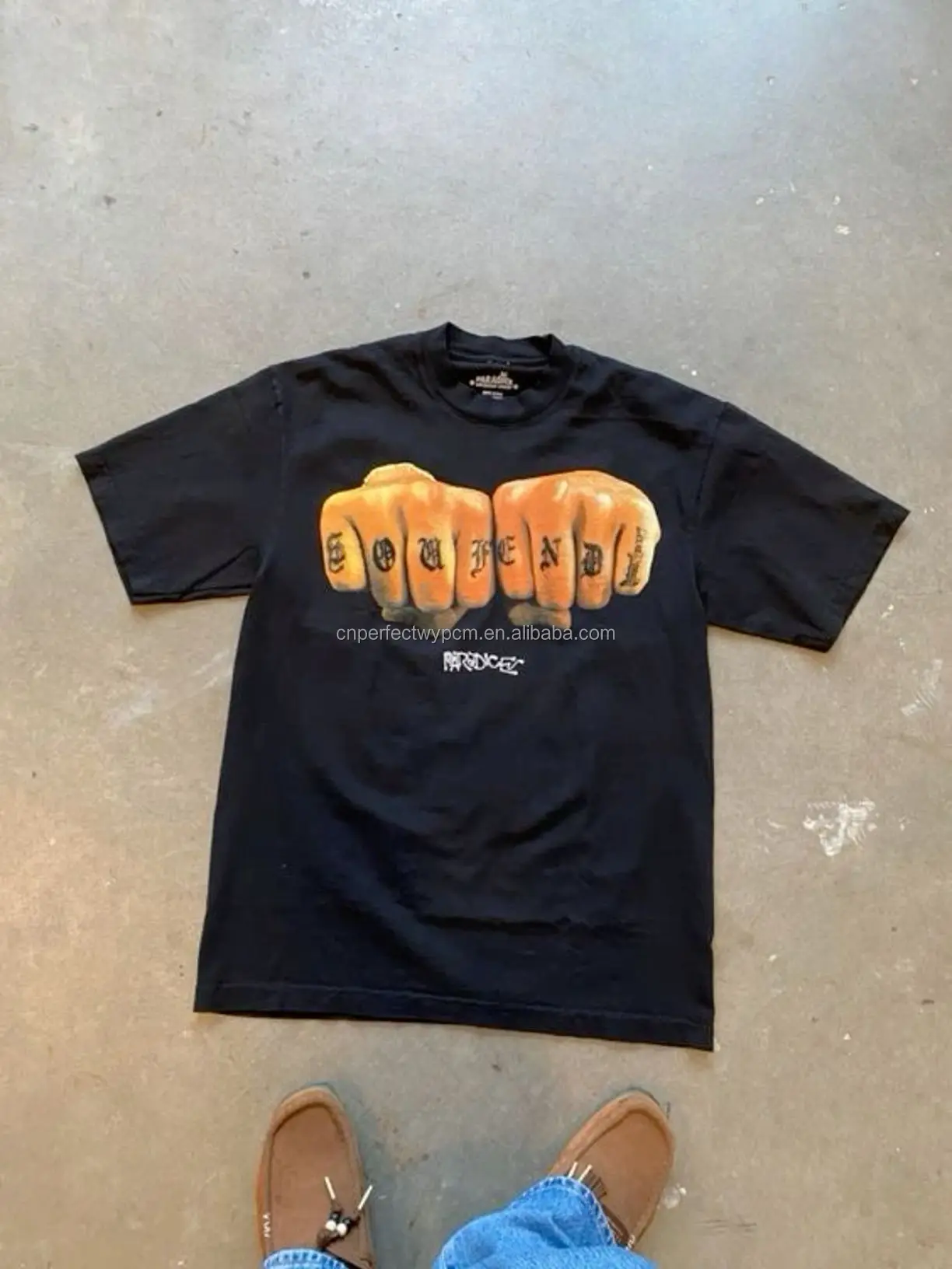 High Quality Oversized Heavy Unisex Cotton Custom Cut Sew T-shirt Boxy Streetwear Plain T Shirts Boxy Cropped T Shirt Men