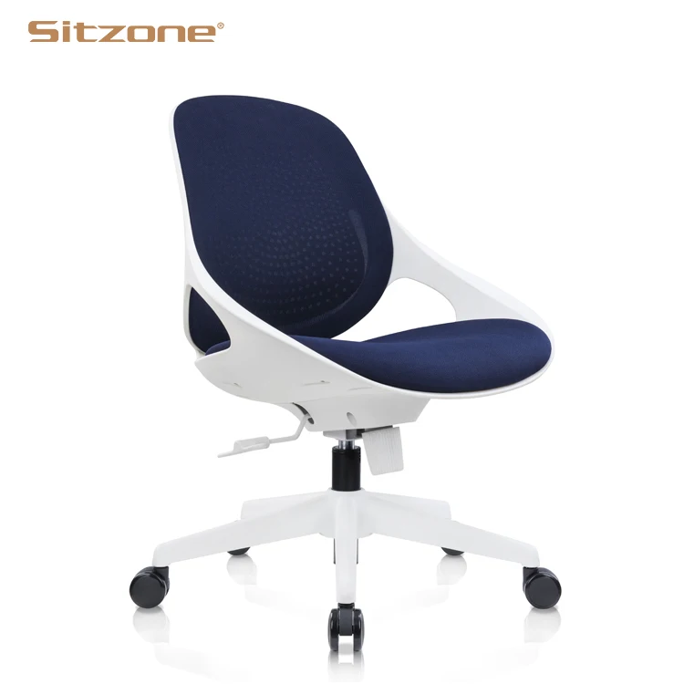 Sitzone Upholstery Guest Chair Swivel Chair Low Back Computer Swivel Office Desk Staff Student Task Chair