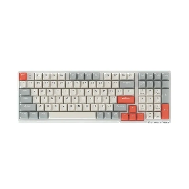 Hot Swap 98 Key RGB Backlight Darmoshark K7 Wired BT Wireless Mechanical Gaming Keyboards