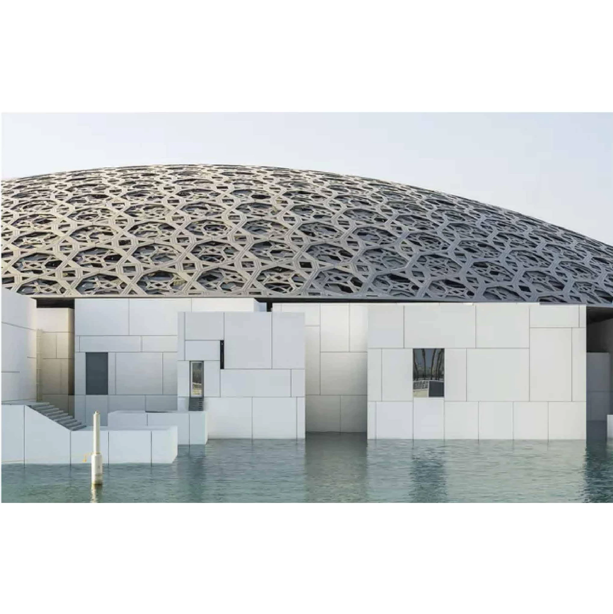 Custom Shaped aluminum veneer decorative wall perforated shape curtain wall