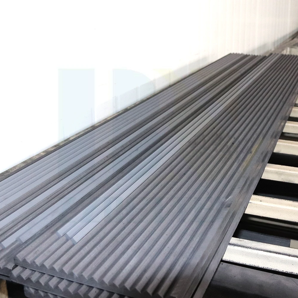 Сверхдлинные твердосплавные плоские стержни режущие полосы для пластиковой фабрики и бумажной промышленности