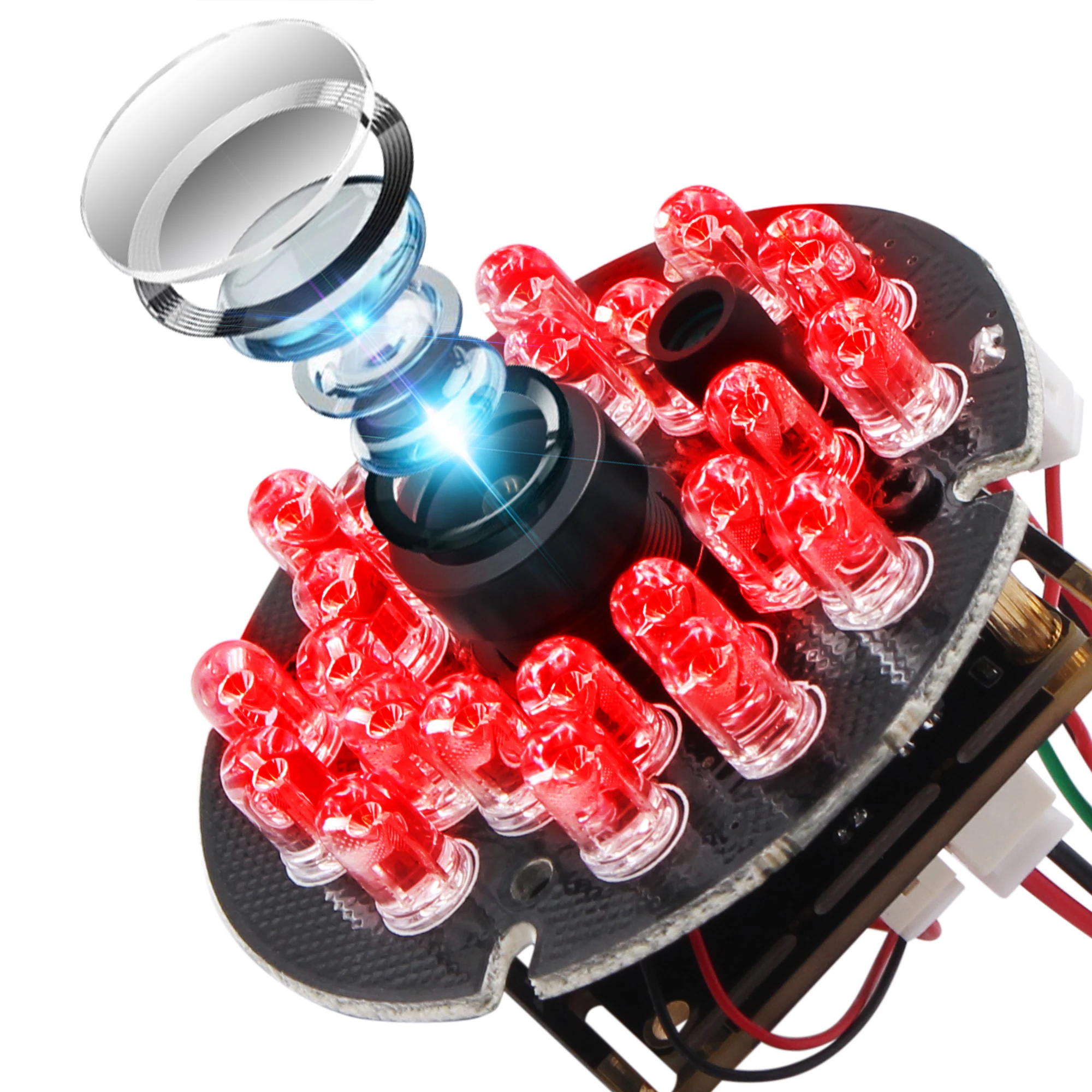 ELP High 30fps H.264 1080P WDR Infrared 3MP USB Camera Audio Night Vision Driverless UVC Camera Module with IR LED