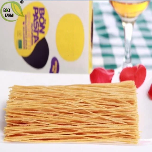Pure natural organic yellow bean flour spaghetti
