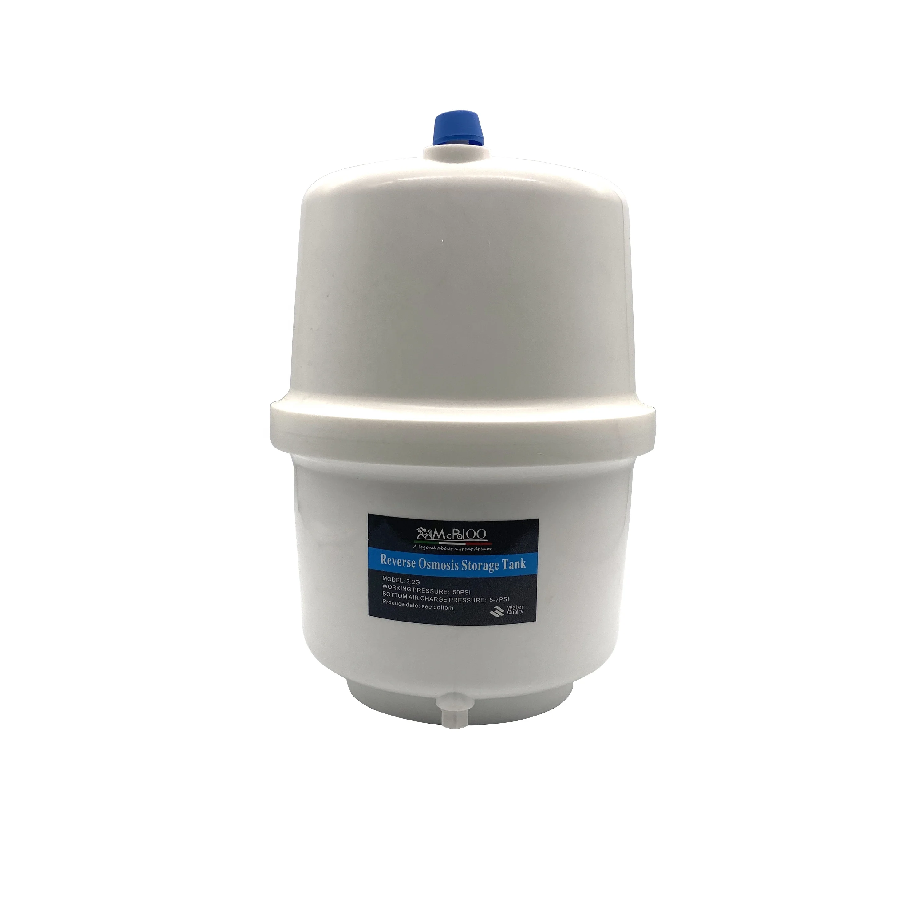 3.2G RO pressure tank/plastic water storage tank