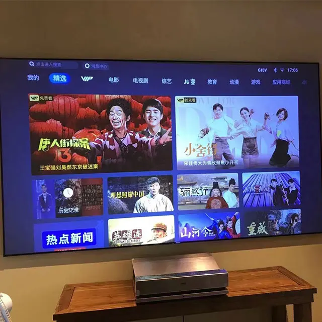 
SNOWHITE 100inch 16:9 Best Quality Fixed Frame Projector Screen Pet Crystal 3d 4k Ust Alr Projection Screen 