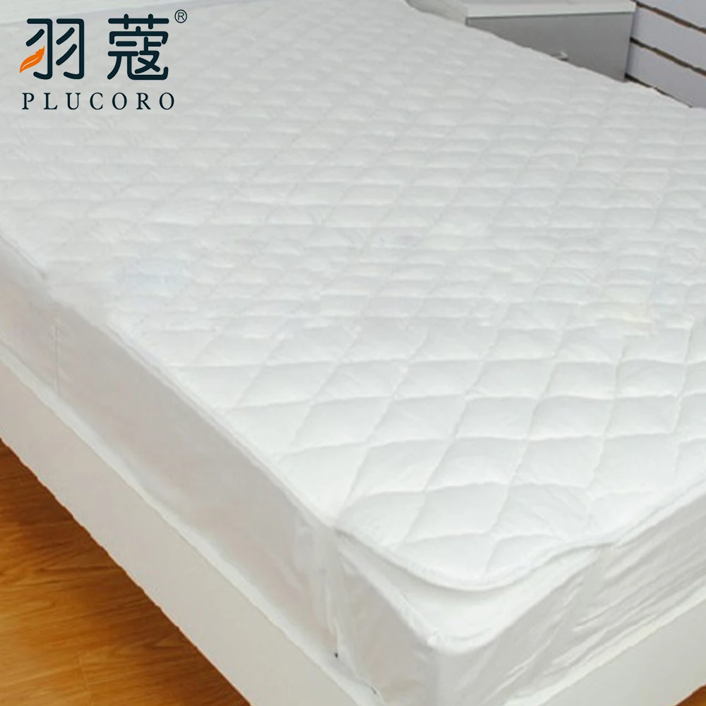 Factory Wholesale Star Hotel Queen Bed Waterproof White Quilted Mattress Protector For Hotel