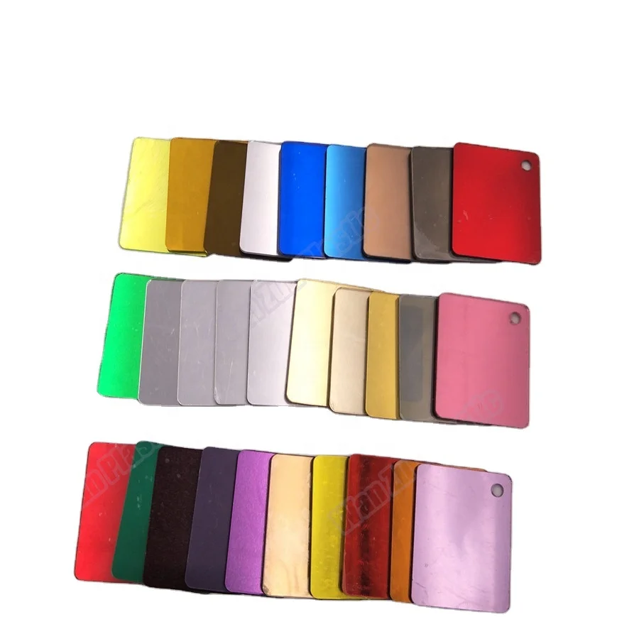 Plastic Pmma Board 2mm Golden Mirror Acrylic Sheets Acrylic Mirror Wall Stickers Moon Decorative Mirror