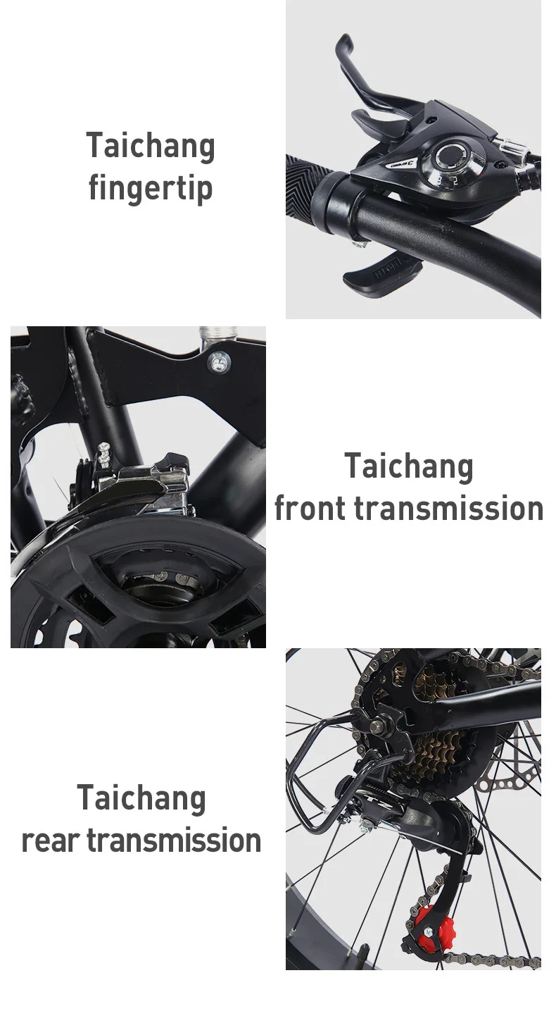 Adults mtb bike with double disk brakes China factory 2023 cool design 24 and 26 inch carbon steel mountain snow bicycle