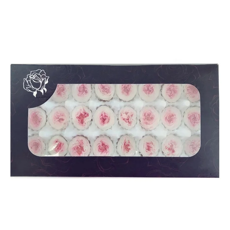 Real natural preserved roses the stabilized flowers preserved austin rose head with factory price