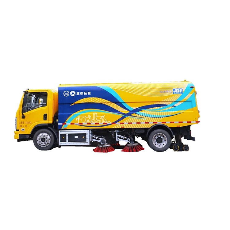 Big Size Street  Road Cleaning Sweeper Truck Vehicle Street Cleaning Vehicle