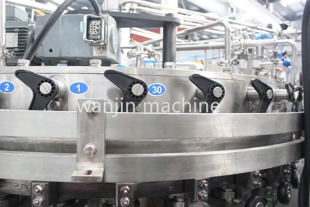 automatic aluminum carbonated beverage canning  filling machine