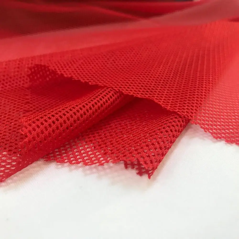 Customized colors 100% polyester tricot pique fabric Quick-drying breathable jersey fabric for basketball jersey/soccer jersey