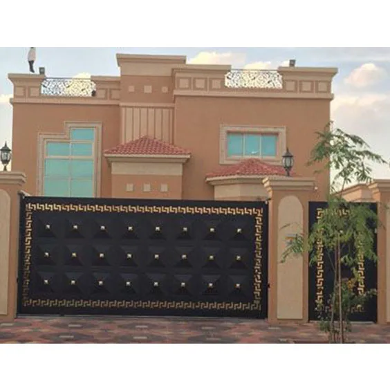 Outdoor Yard Decorative aluminum Houses Gates and gate Railing Panels Metal Aluminum gate for Sale