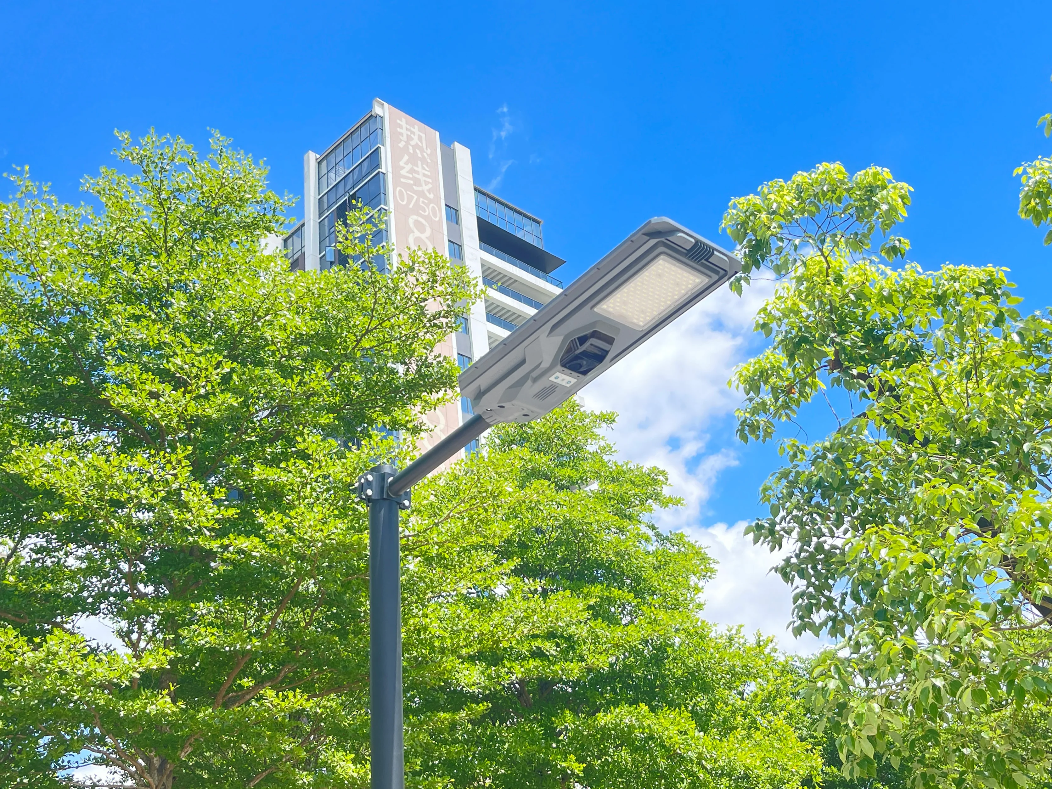 ABS Aluminum Housing Controller Intelligent 1200 Watts Panel LED Street Light with Auto Dimming Control