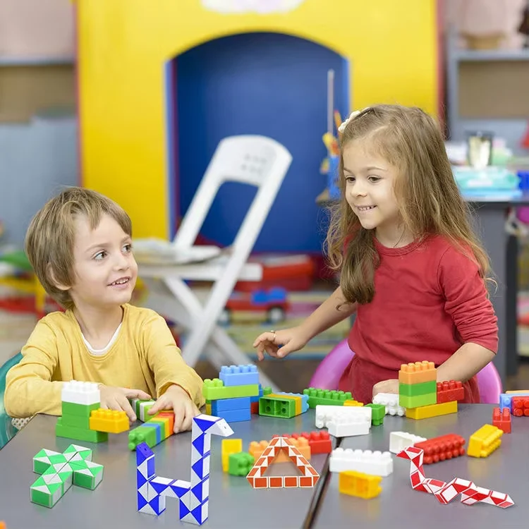 Magic cube Snake Ruler 24 wedges Twist Puzzle Funny Fidget Cube Hand Spin Anti-stress Toys