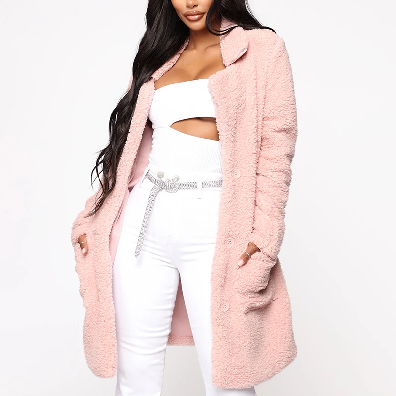 Winter Cotton Streetwear Women Long Sleeve Keep Each Other Warm Sherpa Coat Sweatshirt Women Coat