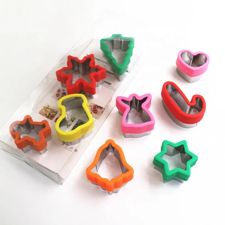 New design Metal Christmas cookie cutter snowflake cookie mold Gingerbread man biscuit cutter