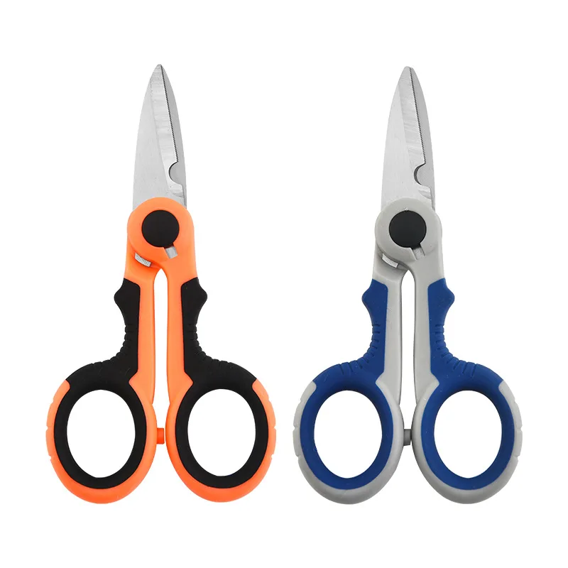 LETOYO Fishing Scissors Pliers Stainless Steel Carp Fishing Scissors Retractable Mini Fishing Scissors