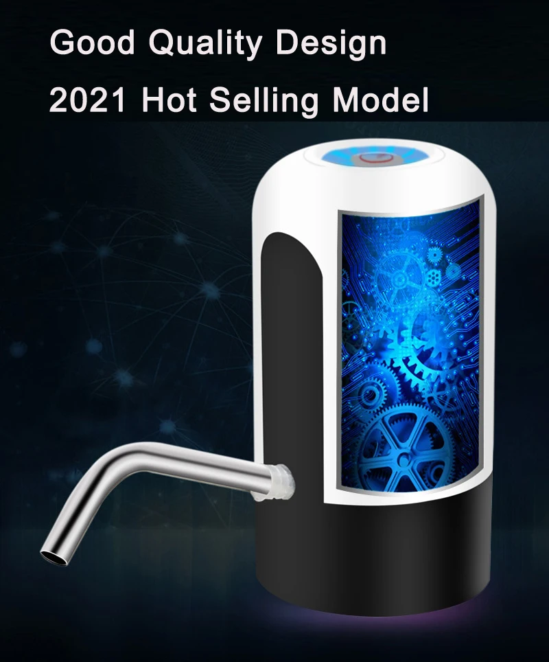 Six Tiger Hot Sale 2021 Silent Smart Electronic Cordless Wireless Water pump Mini Water Dispenser