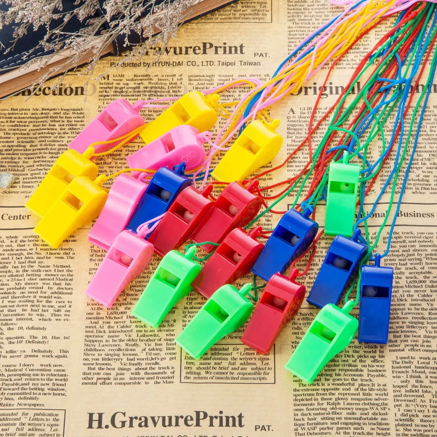 12 packs plastic whistle mix color whistle for school sports event safety whistle for outdoor