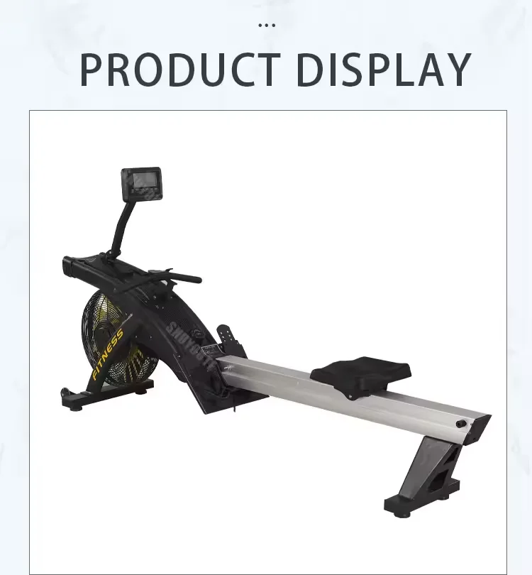 Hot-selling folding fitness machine gym fitness air rowing machine