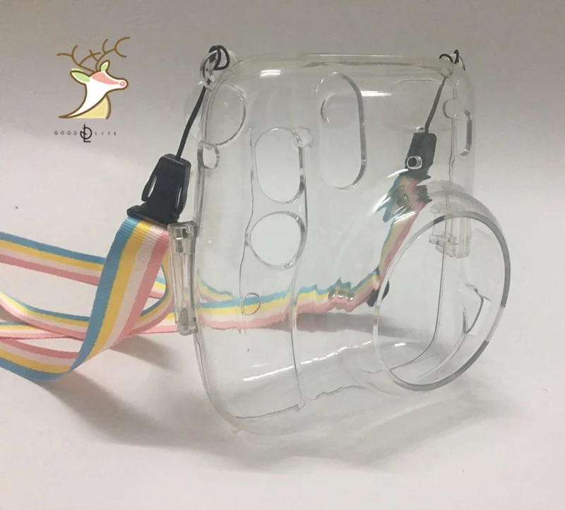 Professional Design Camera Cover Shining Transparent Protective Case for Fujifilm Intax Mini 9 Camera