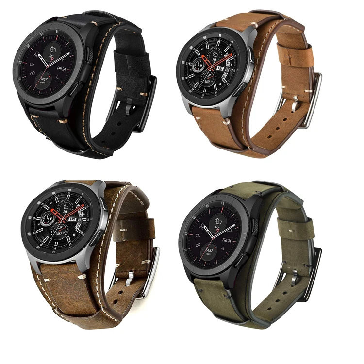 Pure Leather Watch Straps Band For Samsung Galaxy Active 2