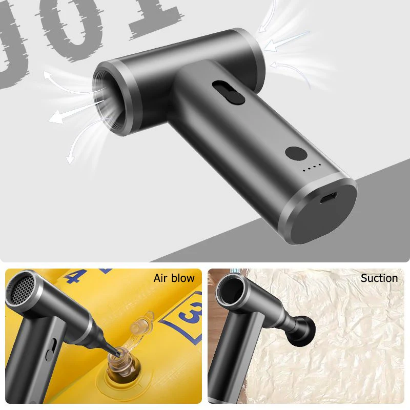 2 in 1 100000rpm vacuum cleaner air duster jet fan car dust blower bbq fan portable air blower for computer cleaning