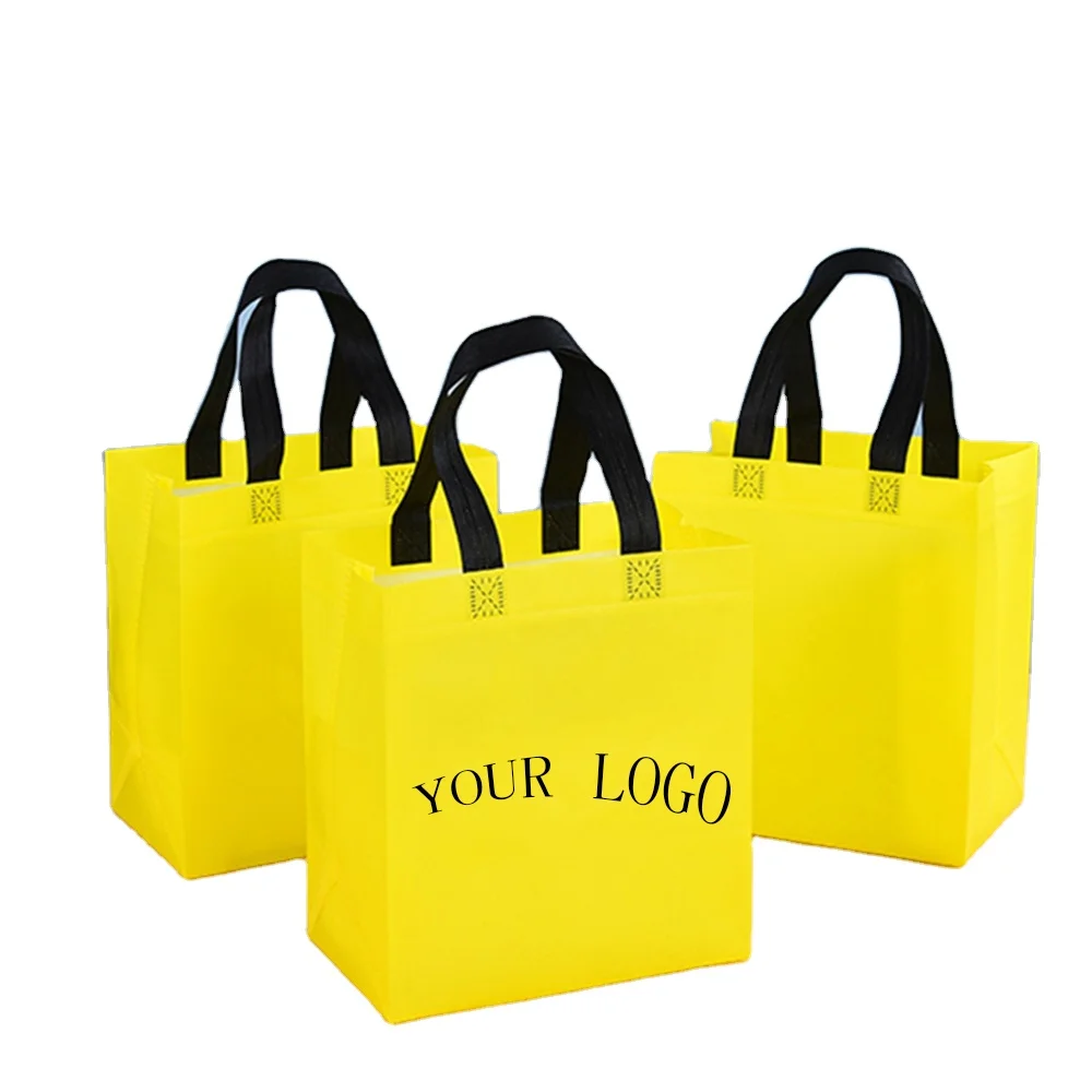 2023 Cheap Price Recycle Custom Logo Non Woven Bag With Handle For Shoes