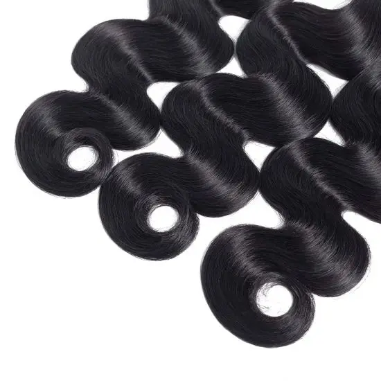 Natural Color Black 10-40 inch Brazilian Virgin Remy Human Hair Loose Wave Yaki Straight Deep Curly Body Wave 3 Bundles