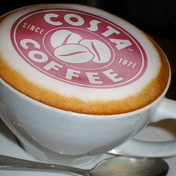 Wifi coffee printer equipped with tablet fashion appearance and small size is the best choice for consumers