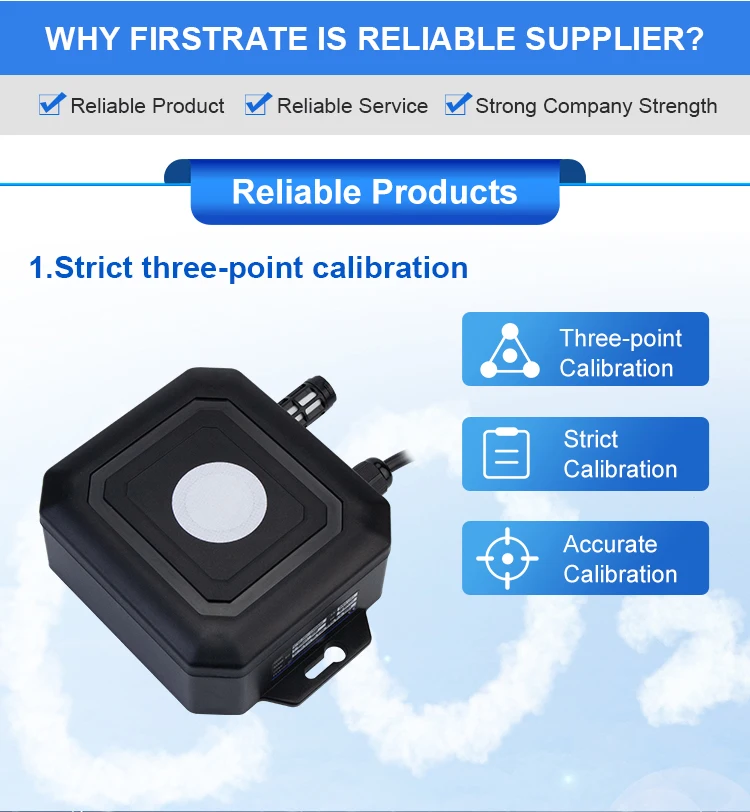 Firstrate FST100-2004 Cheap RS485 4-20mA Carbon Dioxide Meter Co2 Sensor Transmitter 4-20ma CO2 Transducer