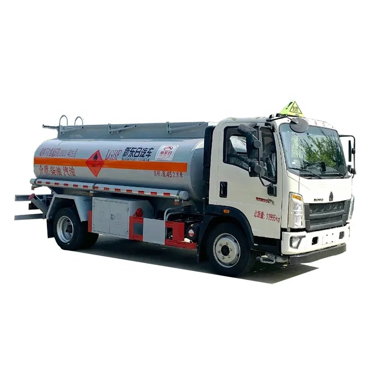 6Cbm diesel truck oil gasoline fuel tanker petrol station truck