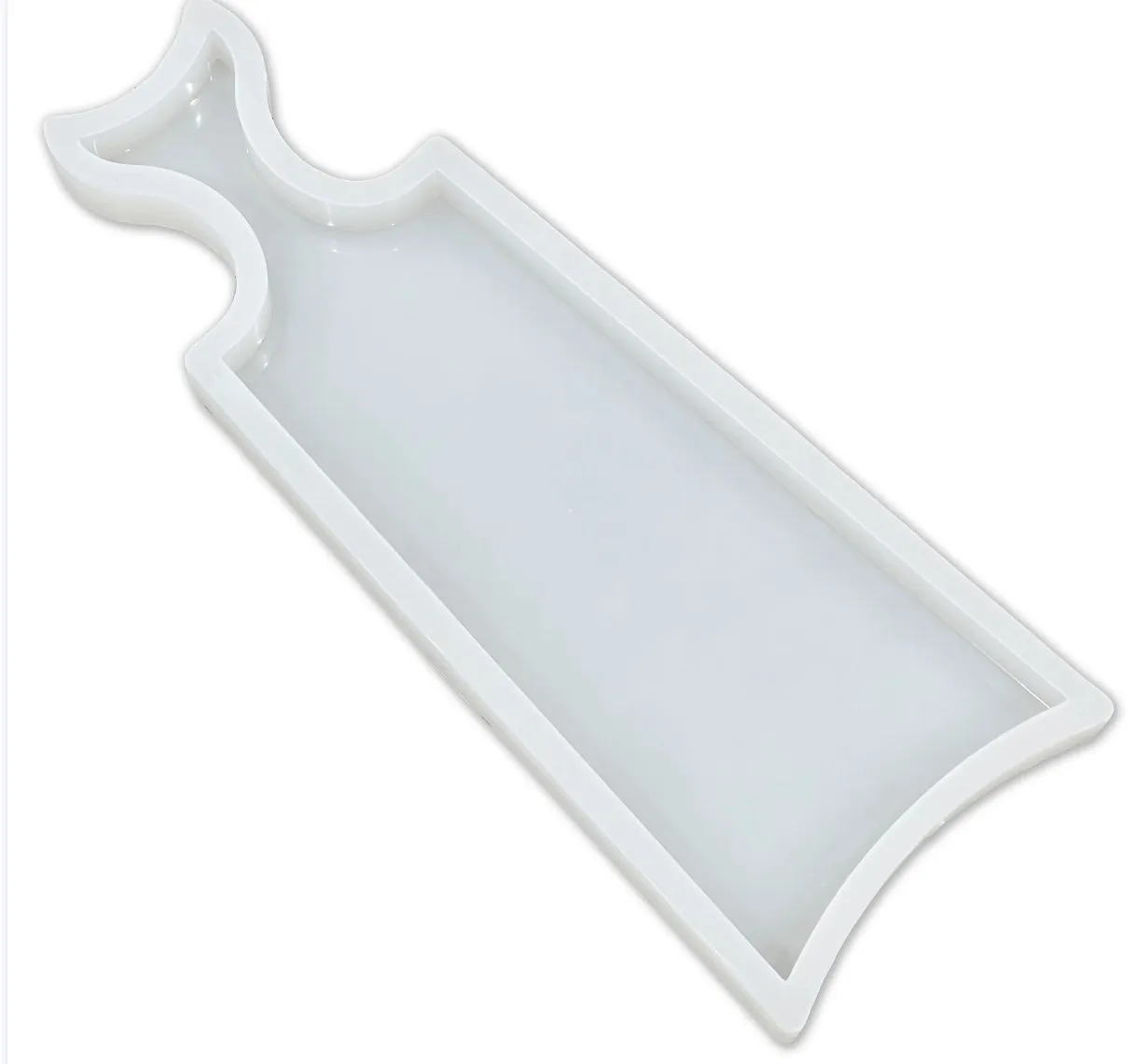 24'*8.5'*1.5' Fishtail Tray Charcuterie Board Silicone Mold Serving Board Mold River Table For Epoxy Resin