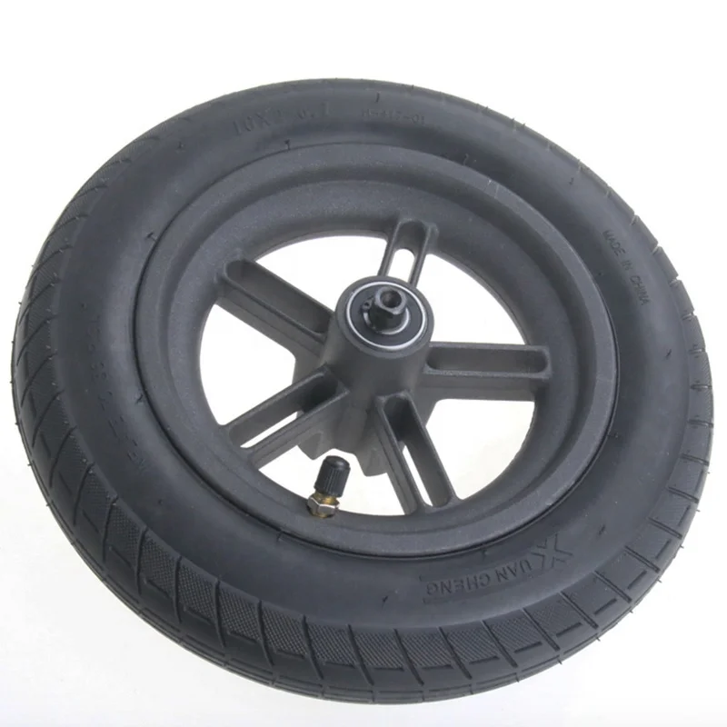 XUANCHENG 10 inch 10x2-6.1 Inflatable Thickening Wheel Outer Tire 10*2-6.1 Tyre for Xiaomi Mijia M365 Electric Scooter Tyre Part