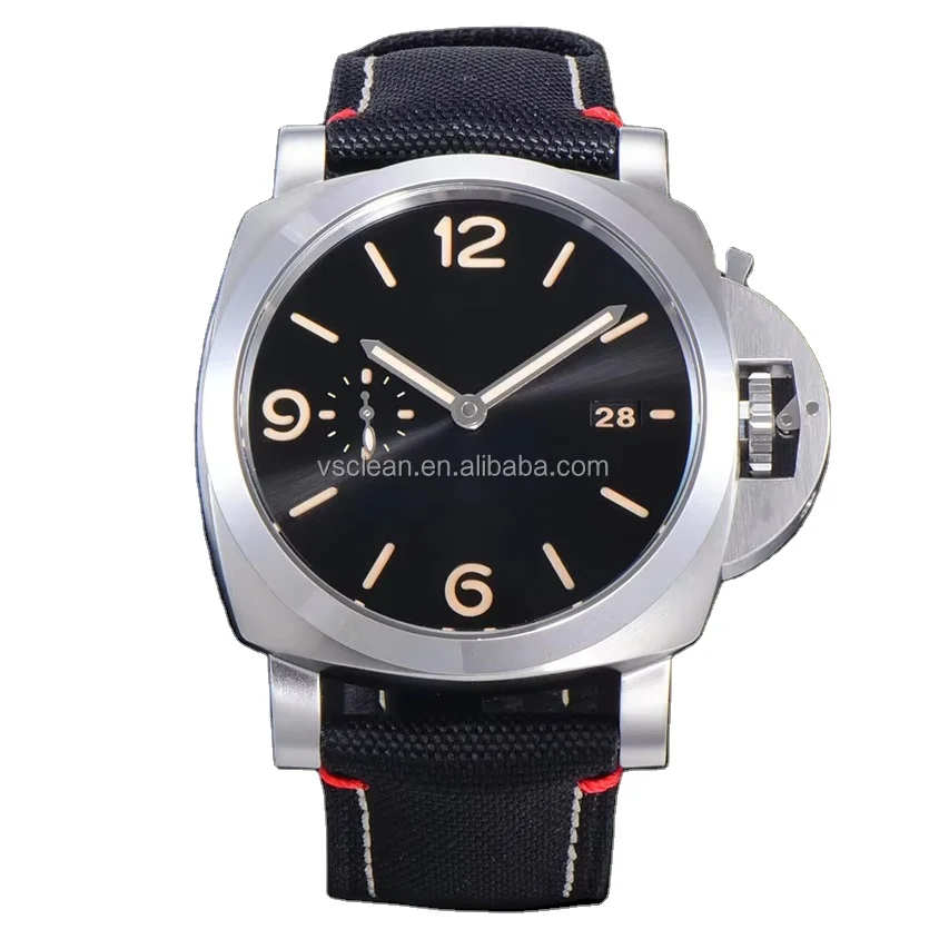 VS Factory классические часы PAM 1025 дайвера 44 мм высококачественные стальные сапфировые Серебристые резиновые варианты японские кристаллы 50 м