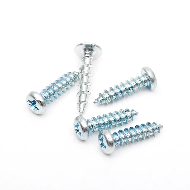 SS304    Countersunk Head Self Tapping Screw Mirco Philip-Pan Head Hex Socket Black Steel Screw