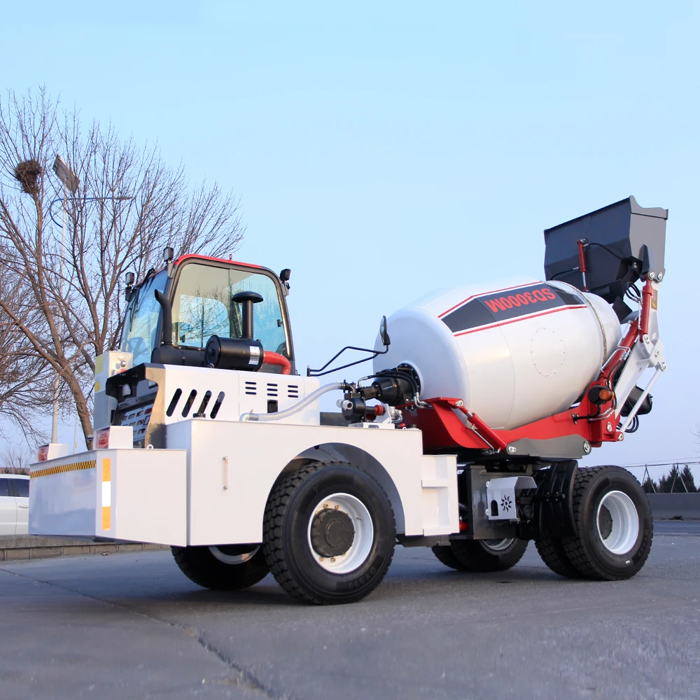 3 CBM  3 cubic self loading concrete mixer truck for sale factory price