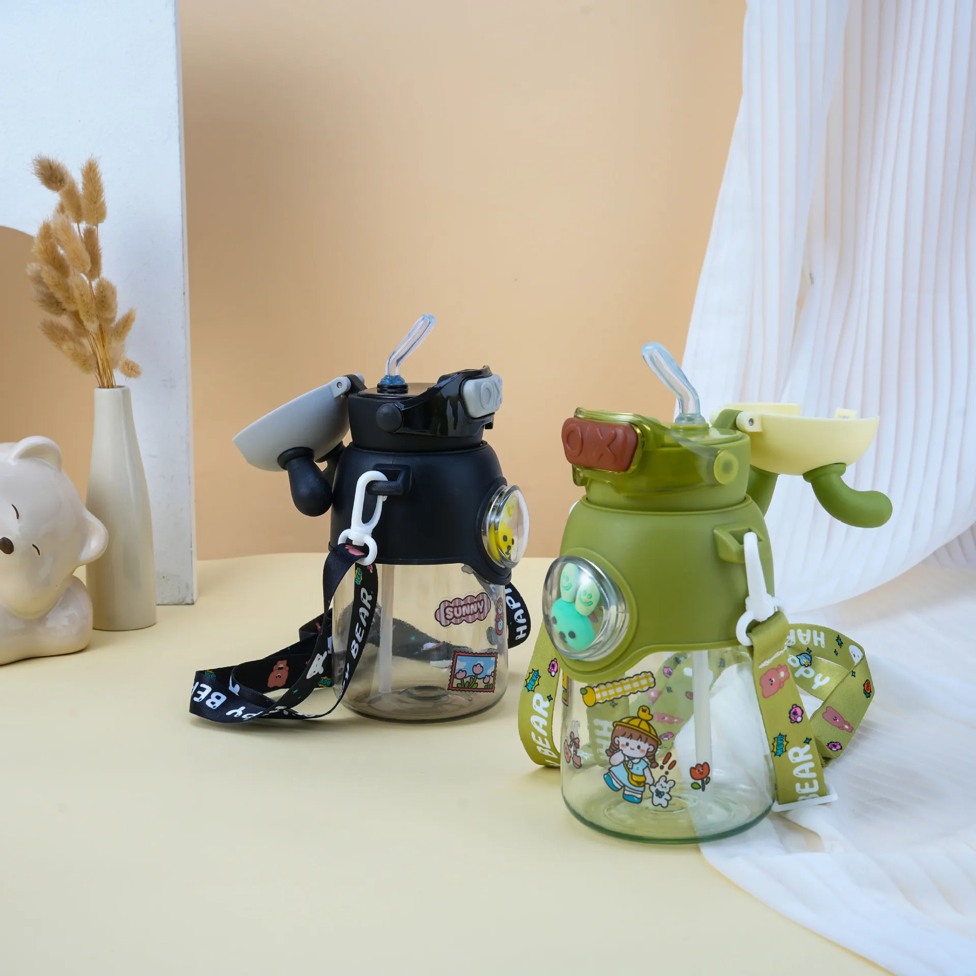 2024 new model  eco-friendly funny nice water bottle for school  kids