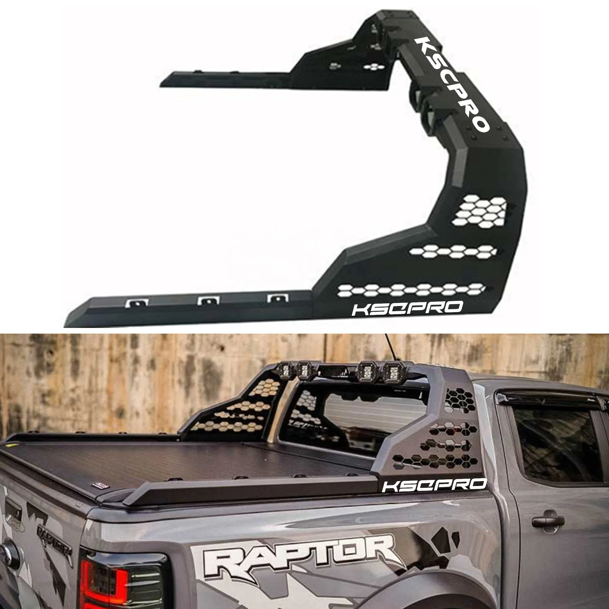 KSCPRO 4x4 Roll Bar Sports Bar For Ram 1500 2500 2022 With Led Light