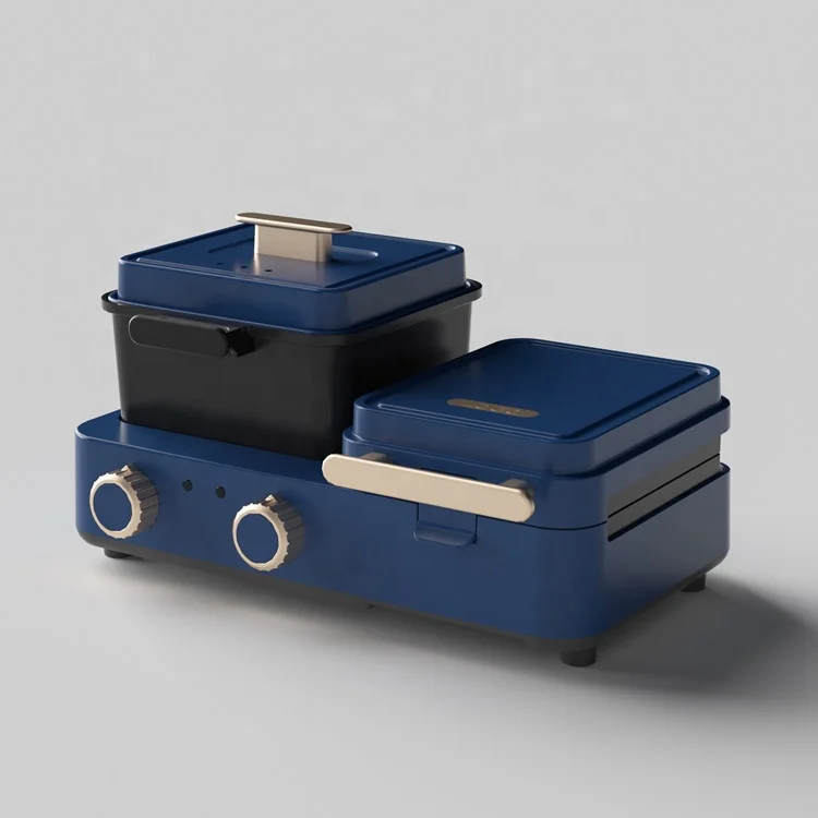 Wholesale Multi-function Sandwich  maker 3 in 1 Breakfast Maker with frying function steam cooker