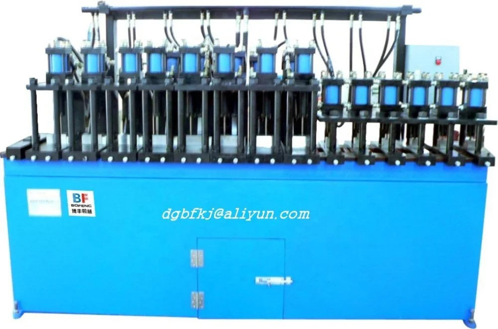 
venetian blinds machines 50mm Hydraulic Punching machine for wooden venetian blinds Metal headrail punching machine 