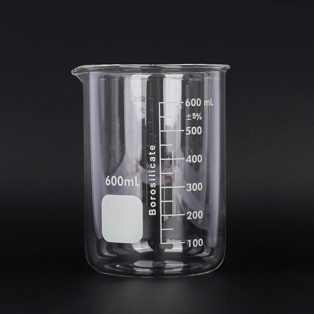 250ml 300ml 500ml 800ml 1000ml Clear Beakers Glass Beaker For Jewelry Electroplating Machine